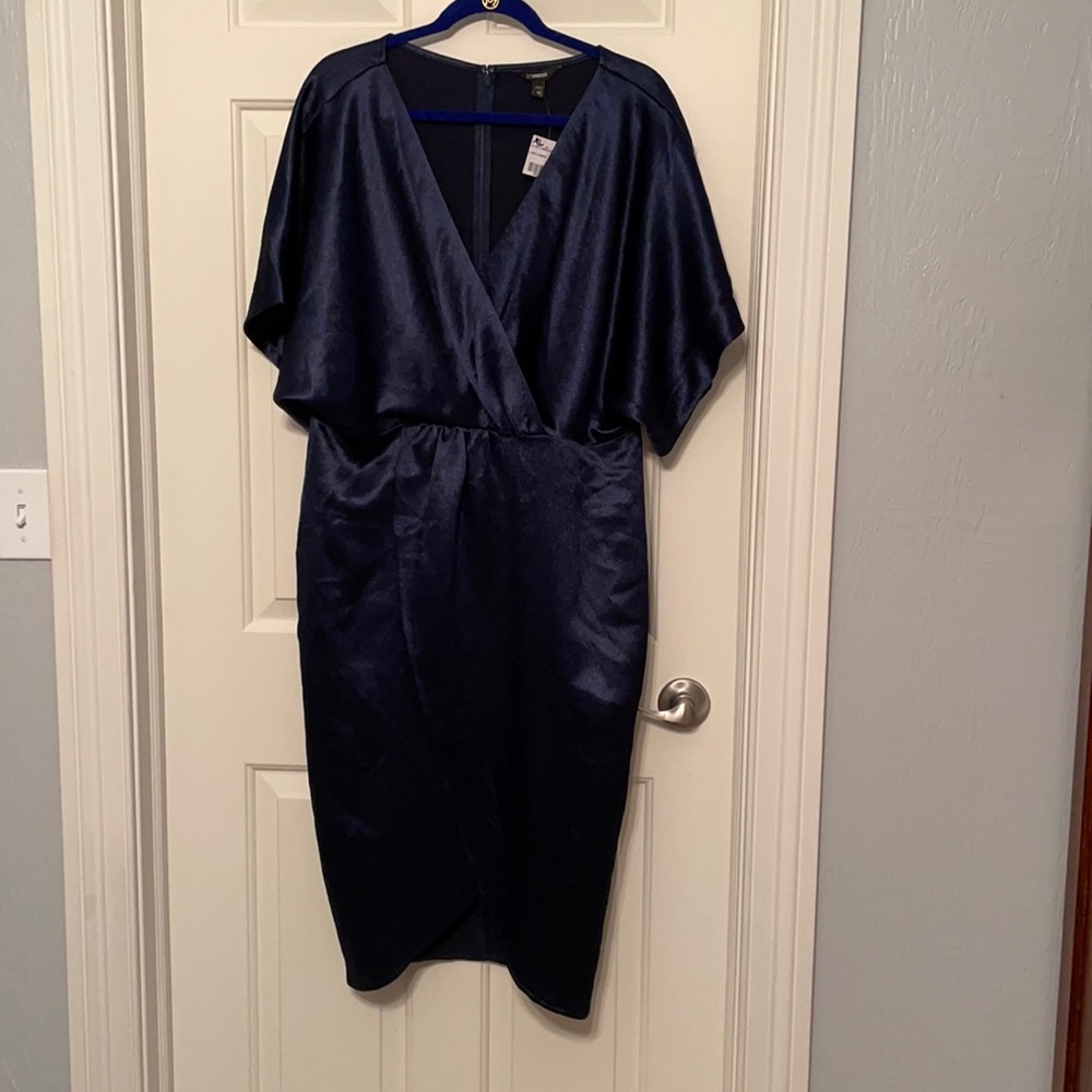 🔥NWT Express Navy Dress Sz XL